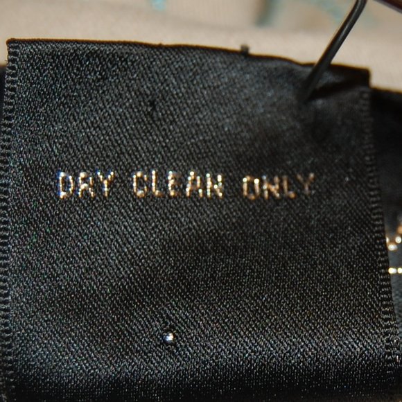 Brandon Thomas Women's Beige W/ Blue Seed Bead Embroidery Jacket Size Medium - Picture 10 of 13